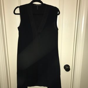 black BCBG dress
